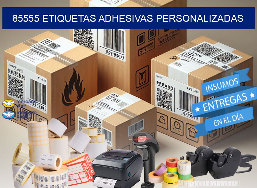 85555 etiquetas adhesivas personalizadas