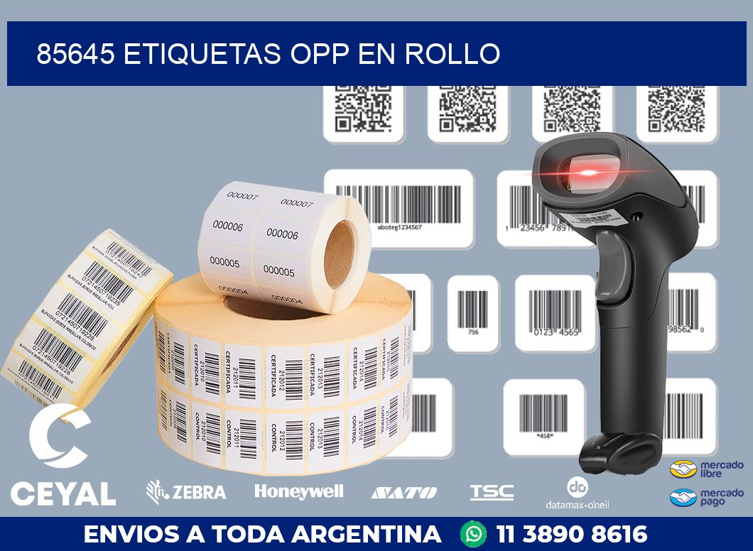 85645 ETIQUETAS OPP EN ROLLO