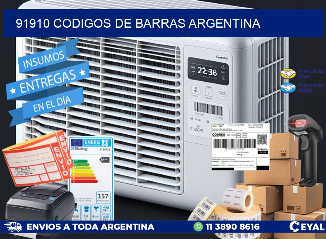 91910 CODIGOS DE BARRAS ARGENTINA