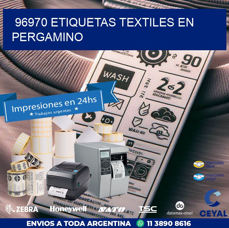 96970 ETIQUETAS TEXTILES EN PERGAMINO