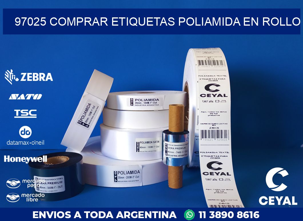 97025 COMPRAR ETIQUETAS POLIAMIDA EN ROLLO