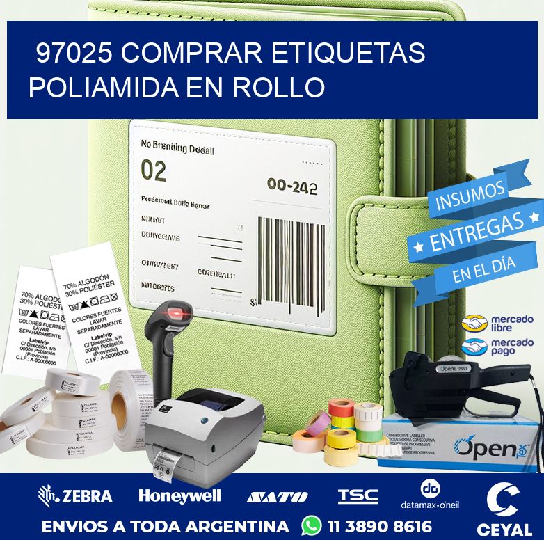 97025 COMPRAR ETIQUETAS POLIAMIDA EN ROLLO