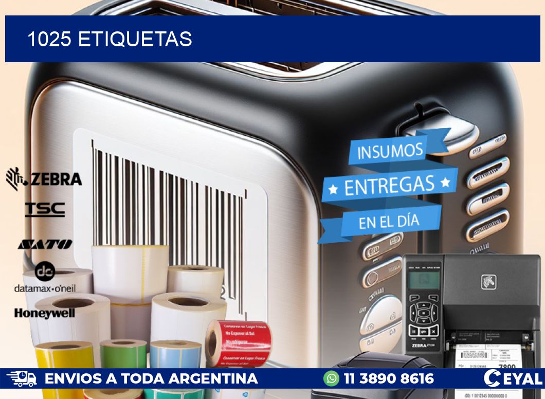 1025 ETIQUETAS