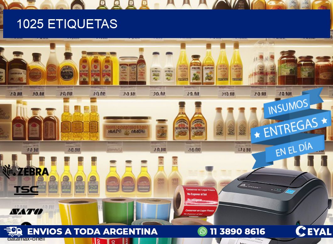 1025 ETIQUETAS