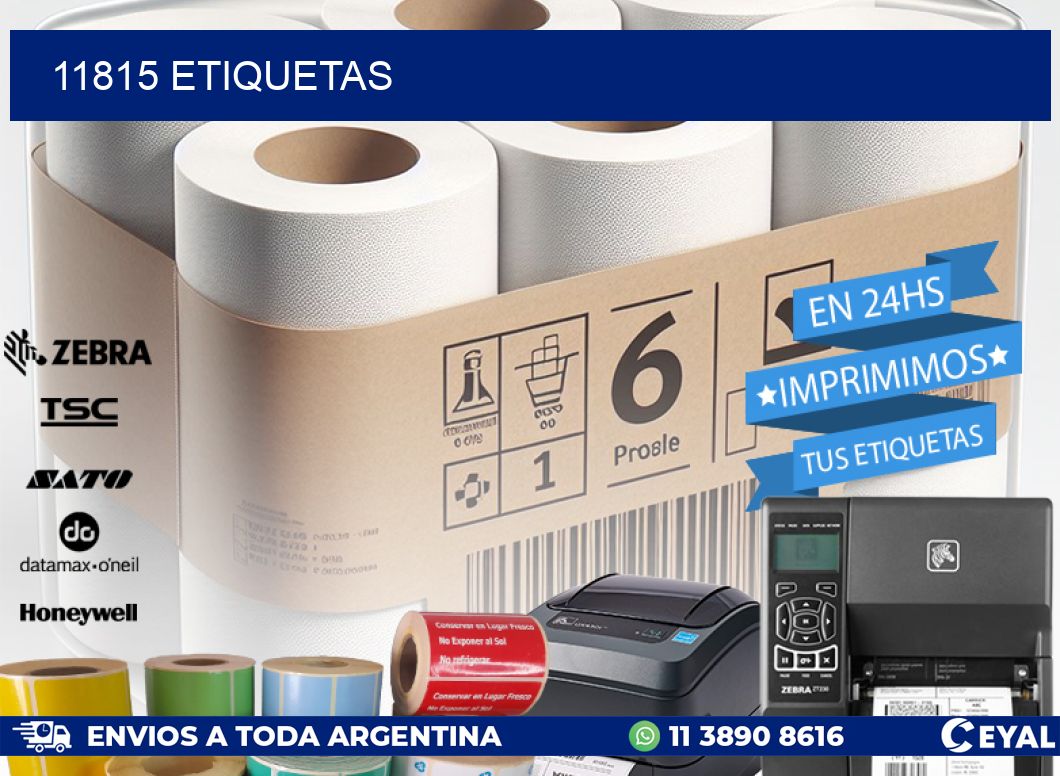 11815 ETIQUETAS