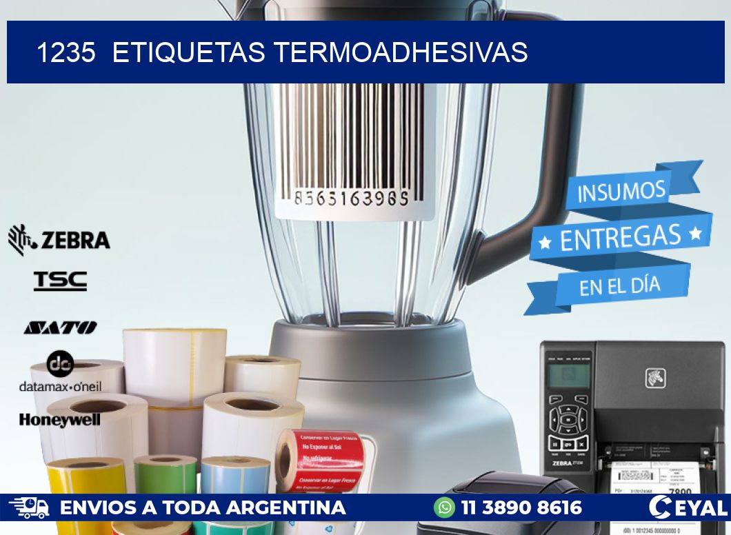 1235 ETIQUETAS TERMOADHESIVAS