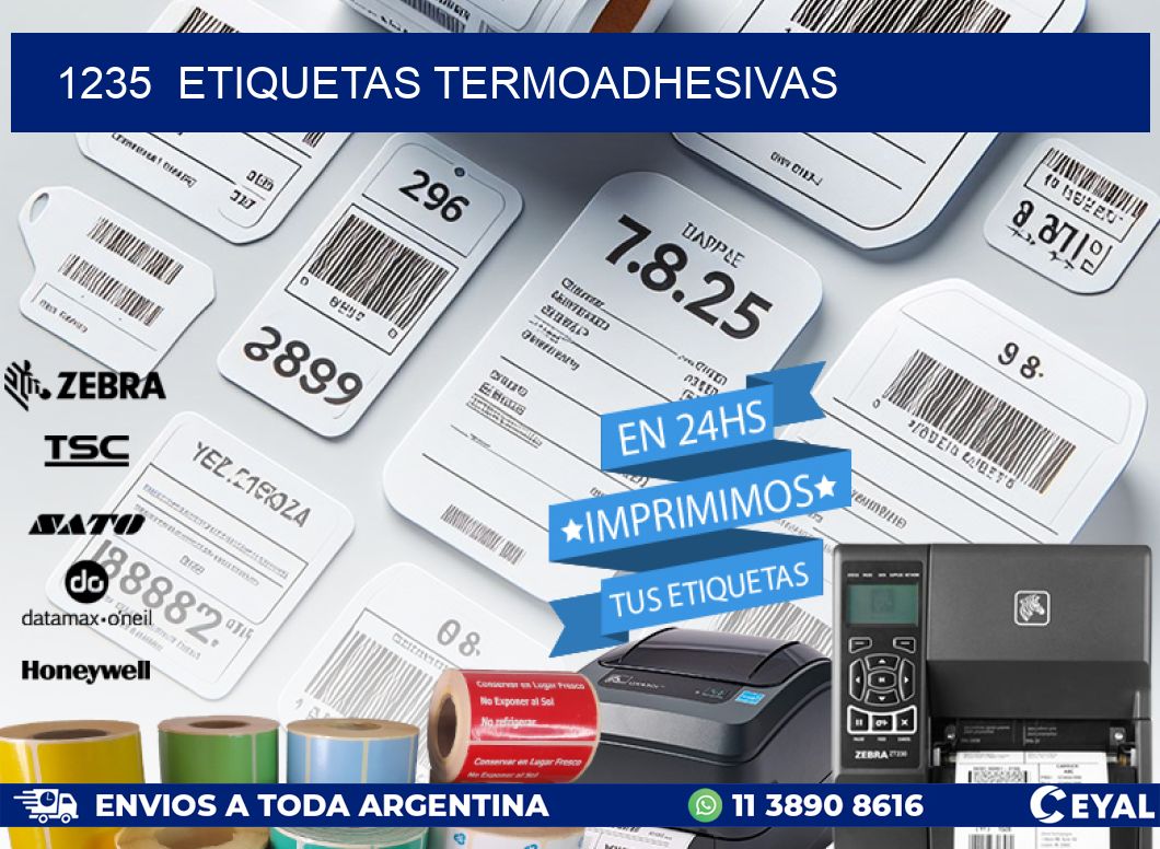 1235 ETIQUETAS TERMOADHESIVAS