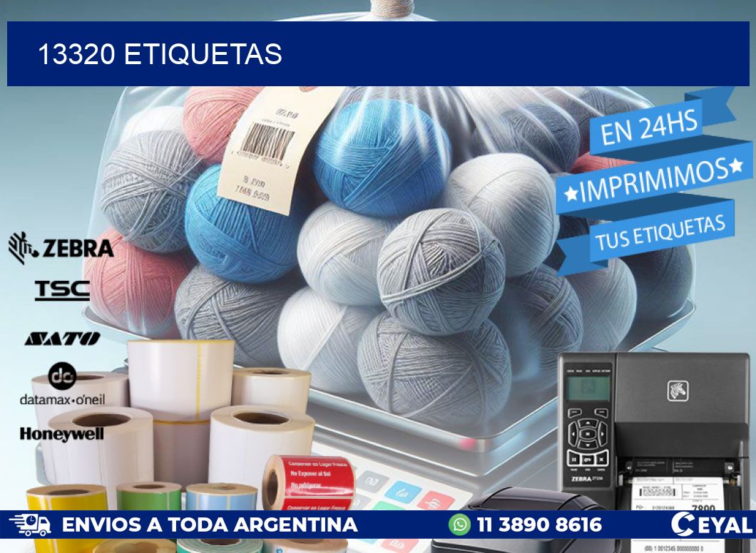 13320 ETIQUETAS