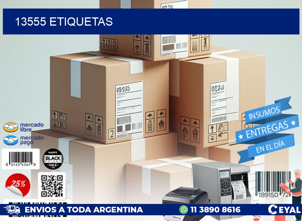 13555 ETIQUETAS