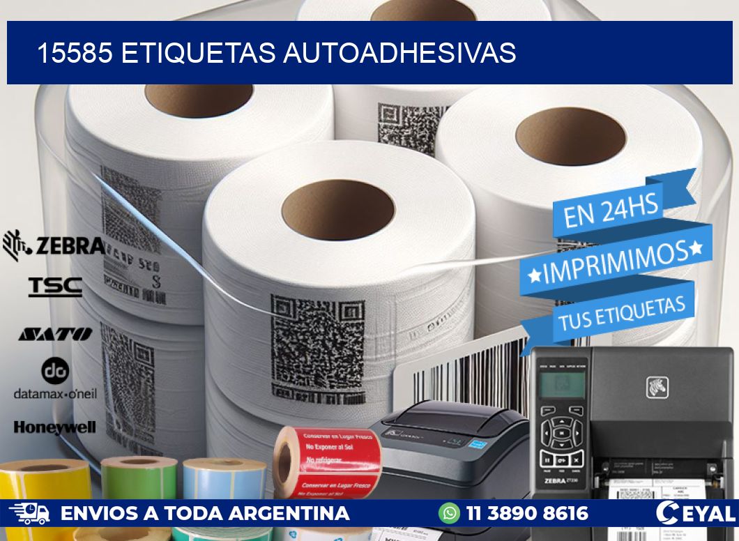 15585 ETIQUETAS AUTOADHESIVAS