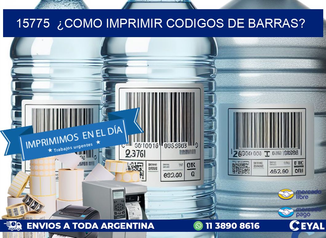 15775 ¿COMO IMPRIMIR CODIGOS DE BARRAS?