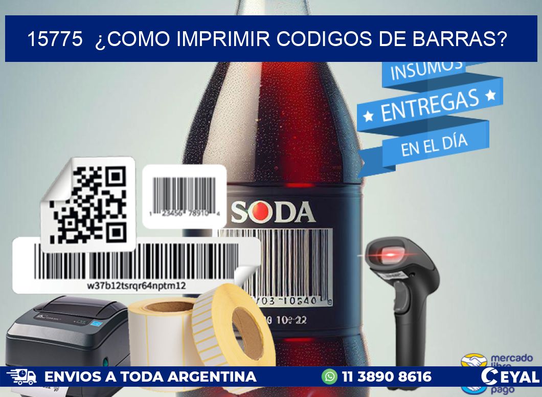 15775 ¿COMO IMPRIMIR CODIGOS DE BARRAS?