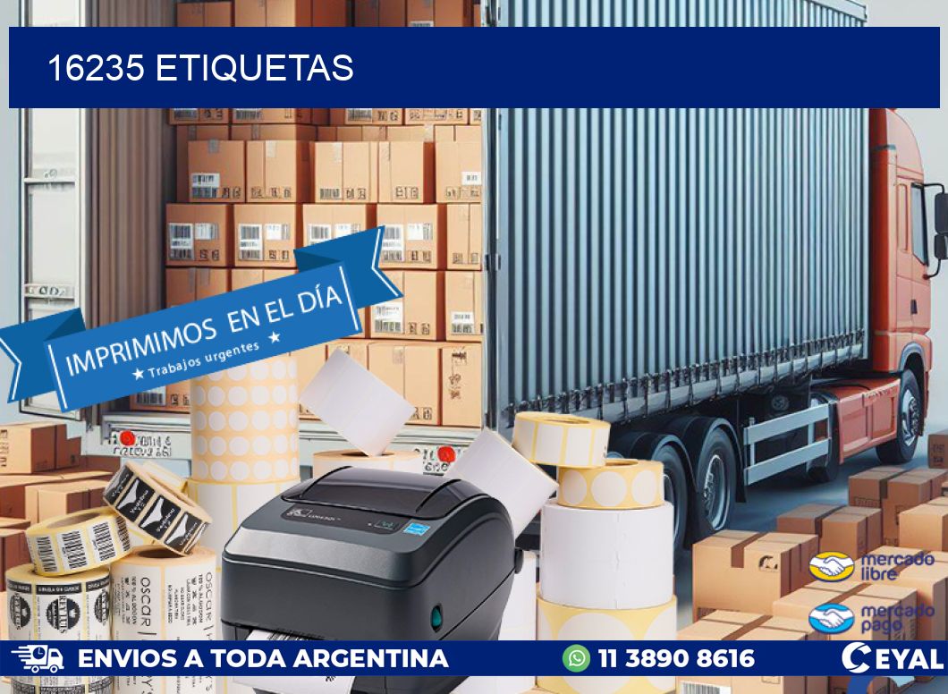 16235 ETIQUETAS