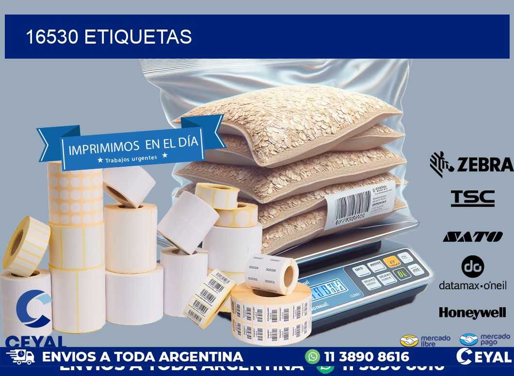 16530 ETIQUETAS
