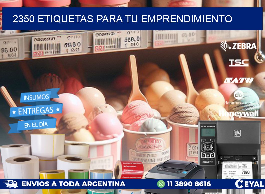 2350 ETIQUETAS PARA TU EMPRENDIMIENTO