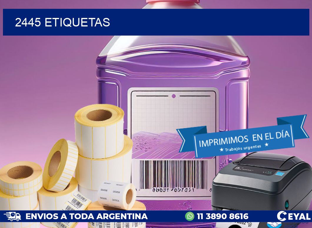 2445 ETIQUETAS