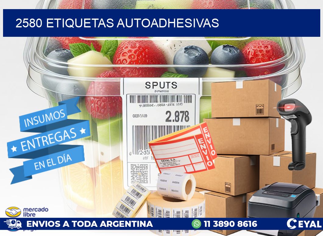 2580 ETIQUETAS AUTOADHESIVAS