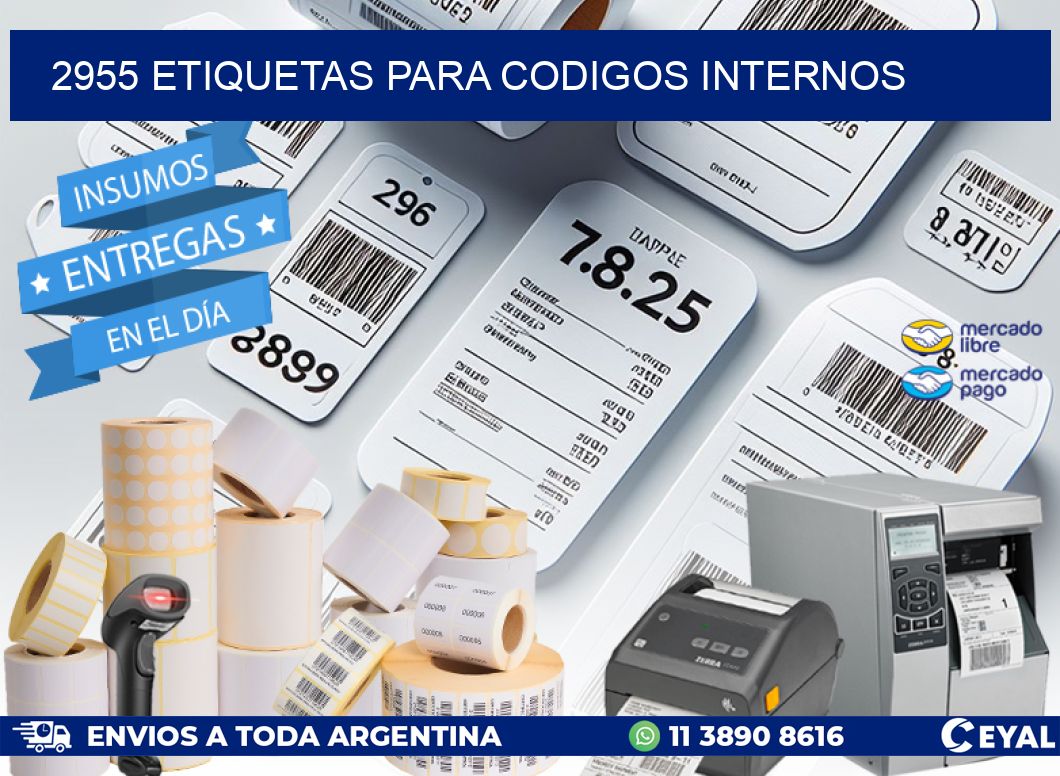 2955 ETIQUETAS PARA CODIGOS INTERNOS