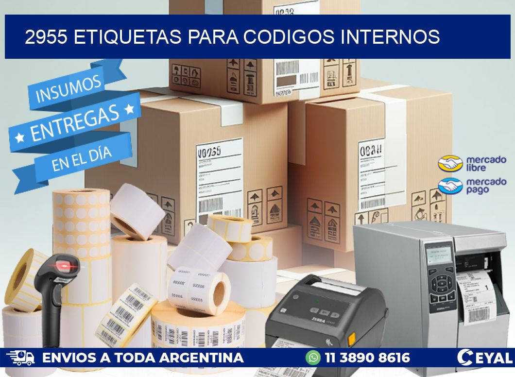 2955 ETIQUETAS PARA CODIGOS INTERNOS