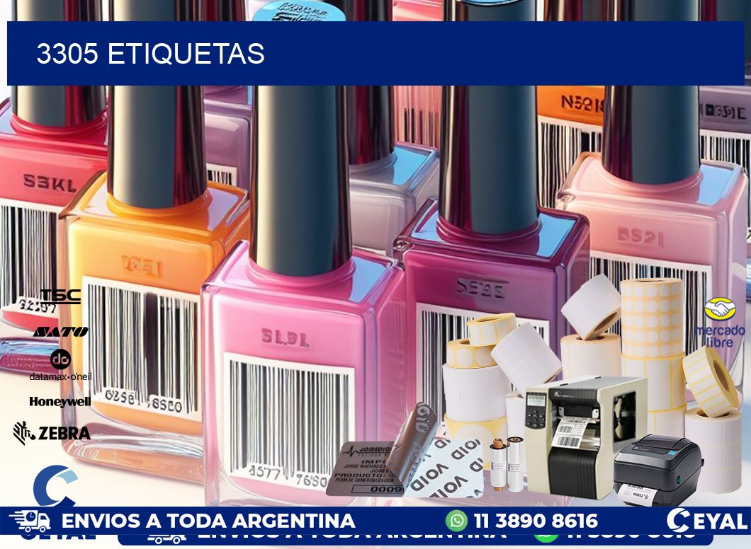 3305 ETIQUETAS