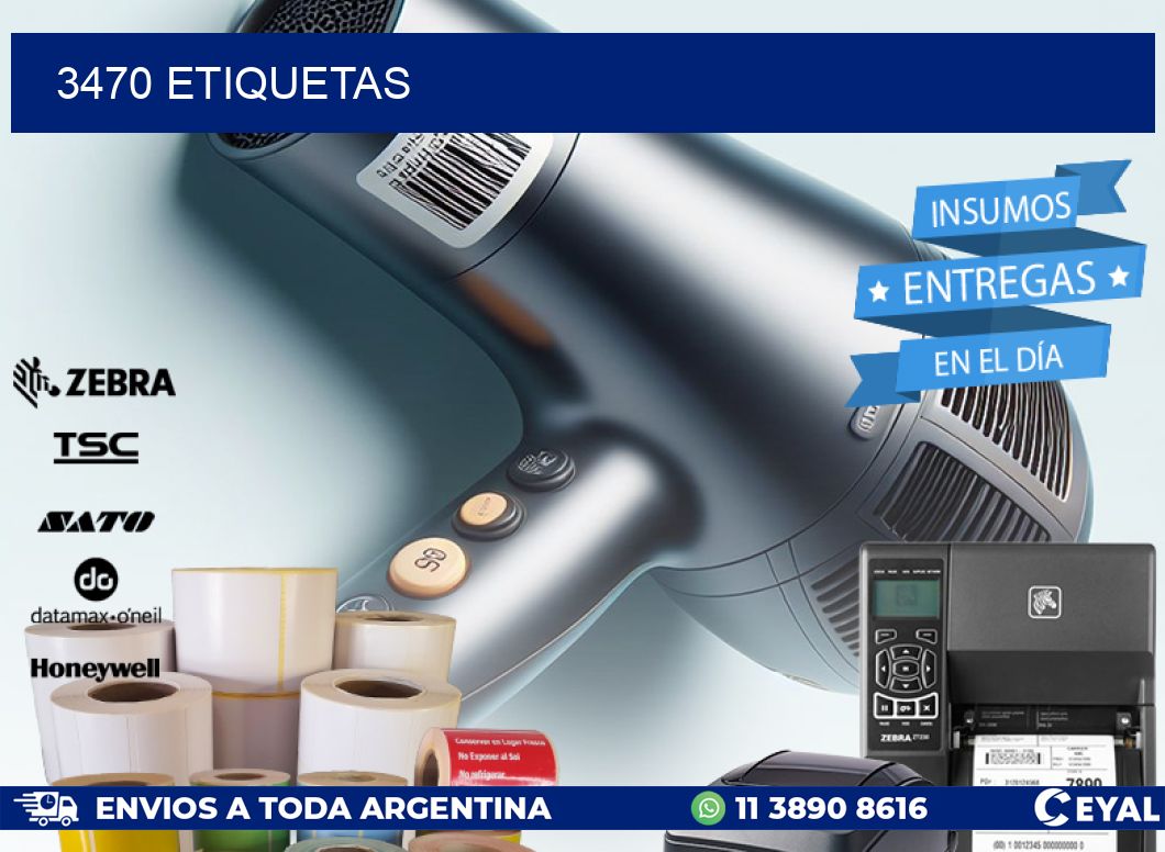 3470 ETIQUETAS