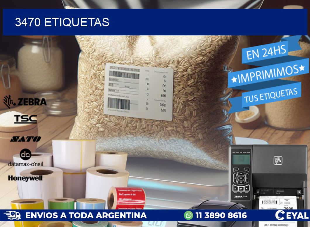 3470 ETIQUETAS