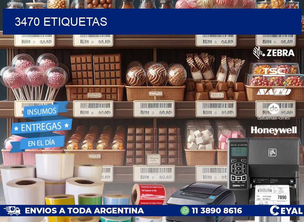 3470 ETIQUETAS