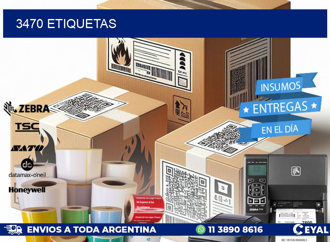 3470 ETIQUETAS