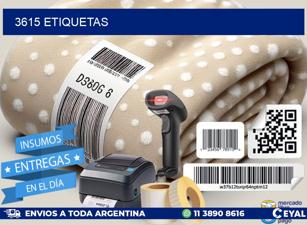 3615 ETIQUETAS