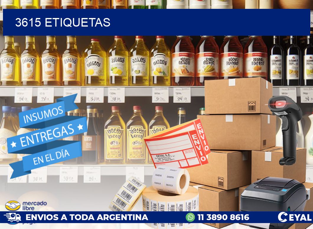 3615 ETIQUETAS
