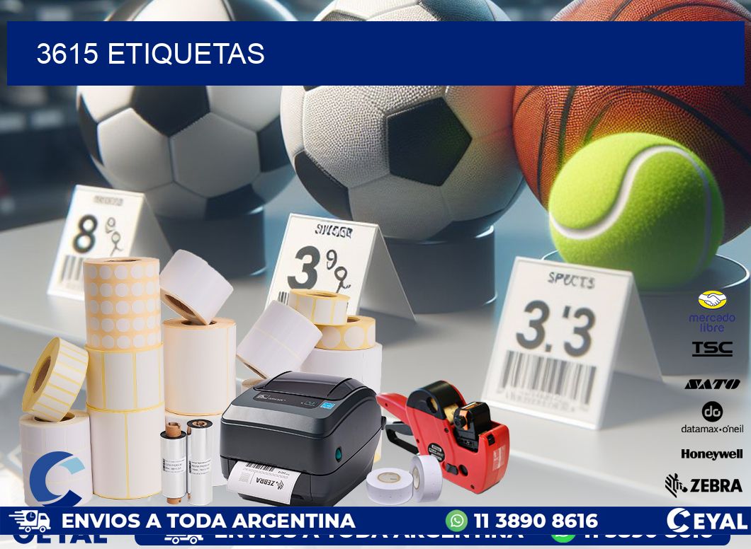 3615 ETIQUETAS