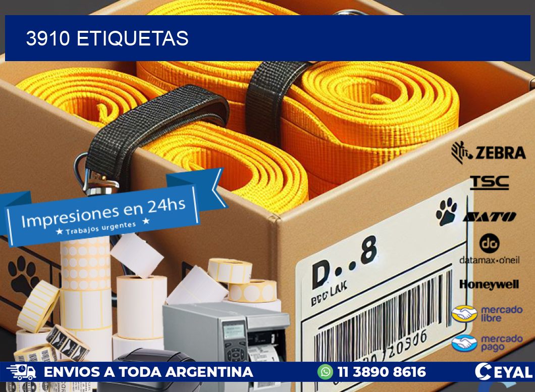 3910 ETIQUETAS
