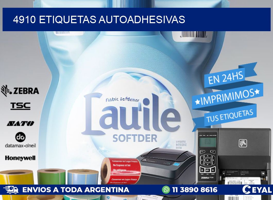 4910 ETIQUETAS AUTOADHESIVAS