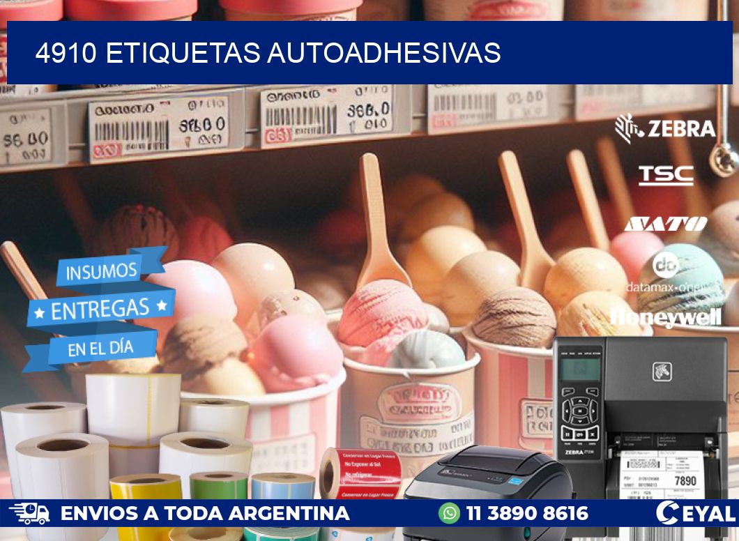 4910 ETIQUETAS AUTOADHESIVAS