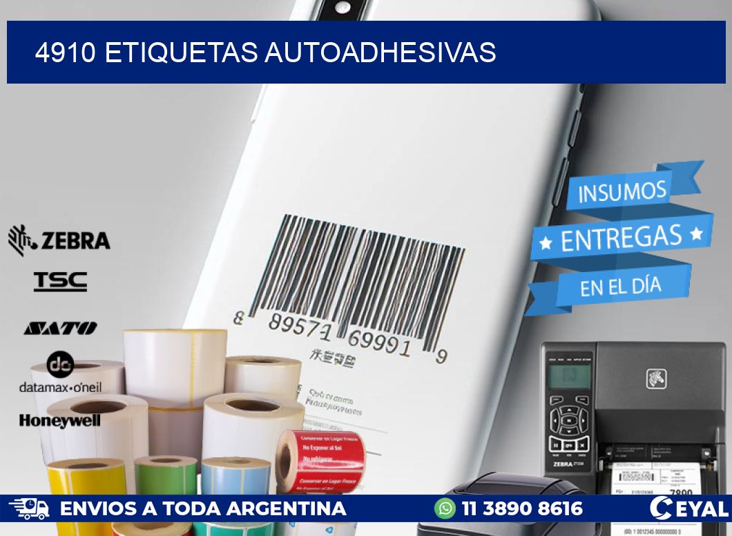 4910 ETIQUETAS AUTOADHESIVAS
