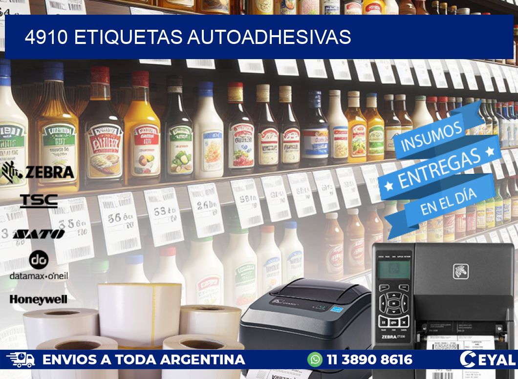 4910 ETIQUETAS AUTOADHESIVAS