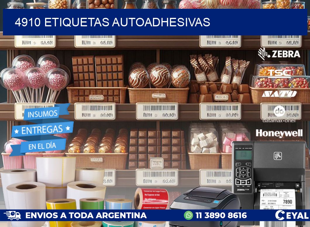 4910 ETIQUETAS AUTOADHESIVAS