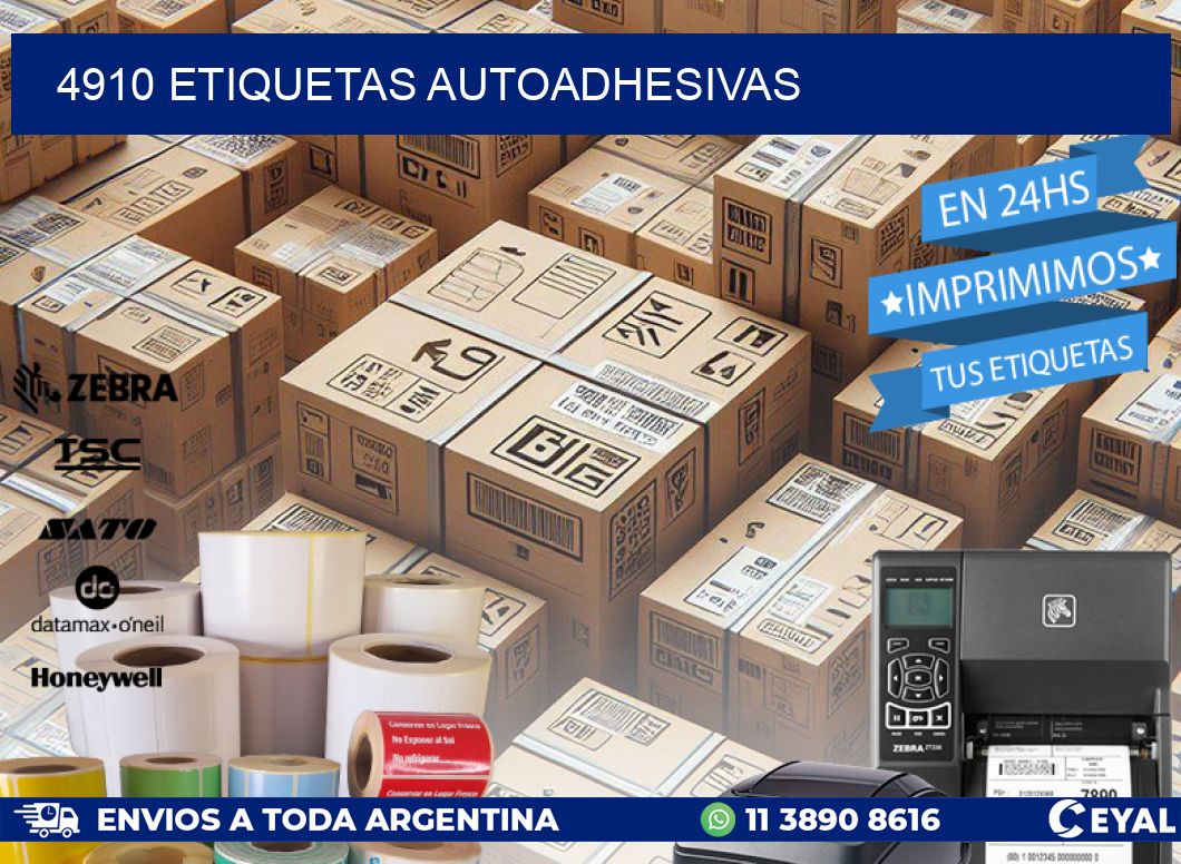 4910 ETIQUETAS AUTOADHESIVAS