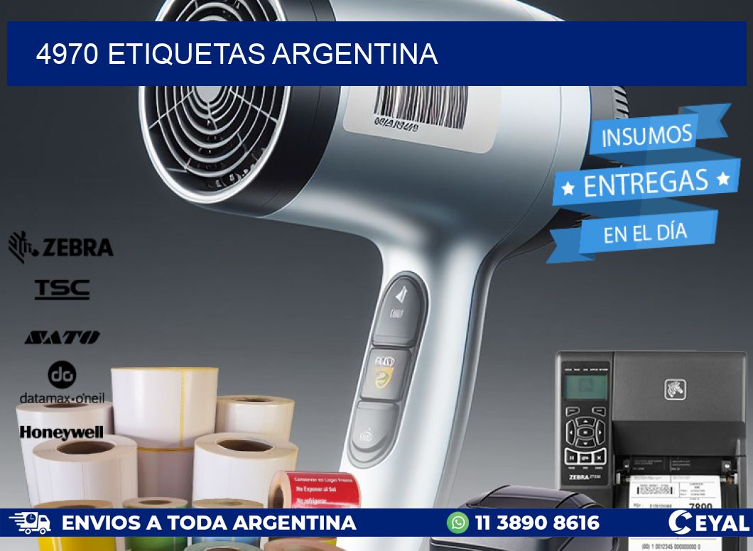 4970 ETIQUETAS ARGENTINA