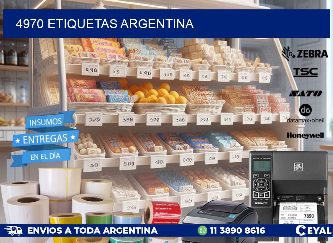4970 ETIQUETAS ARGENTINA