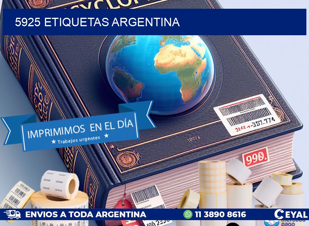 5925 ETIQUETAS ARGENTINA