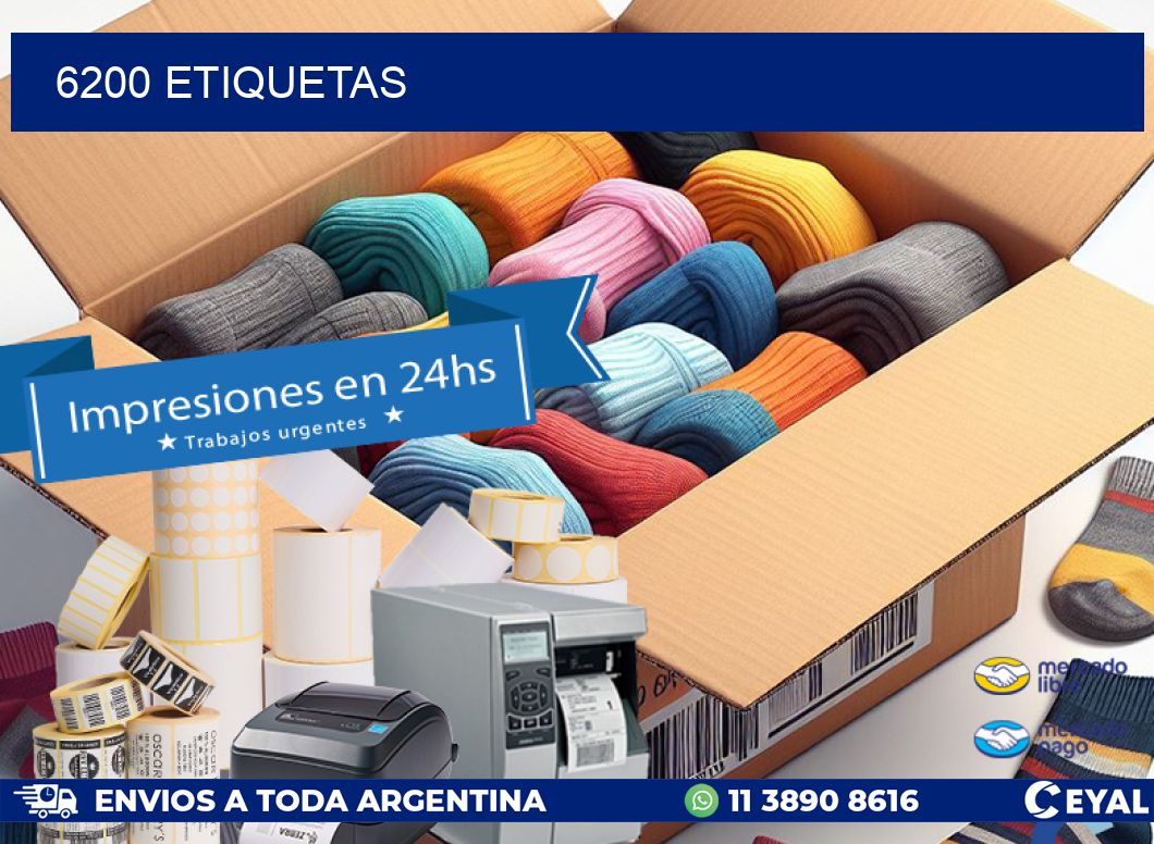 6200 ETIQUETAS