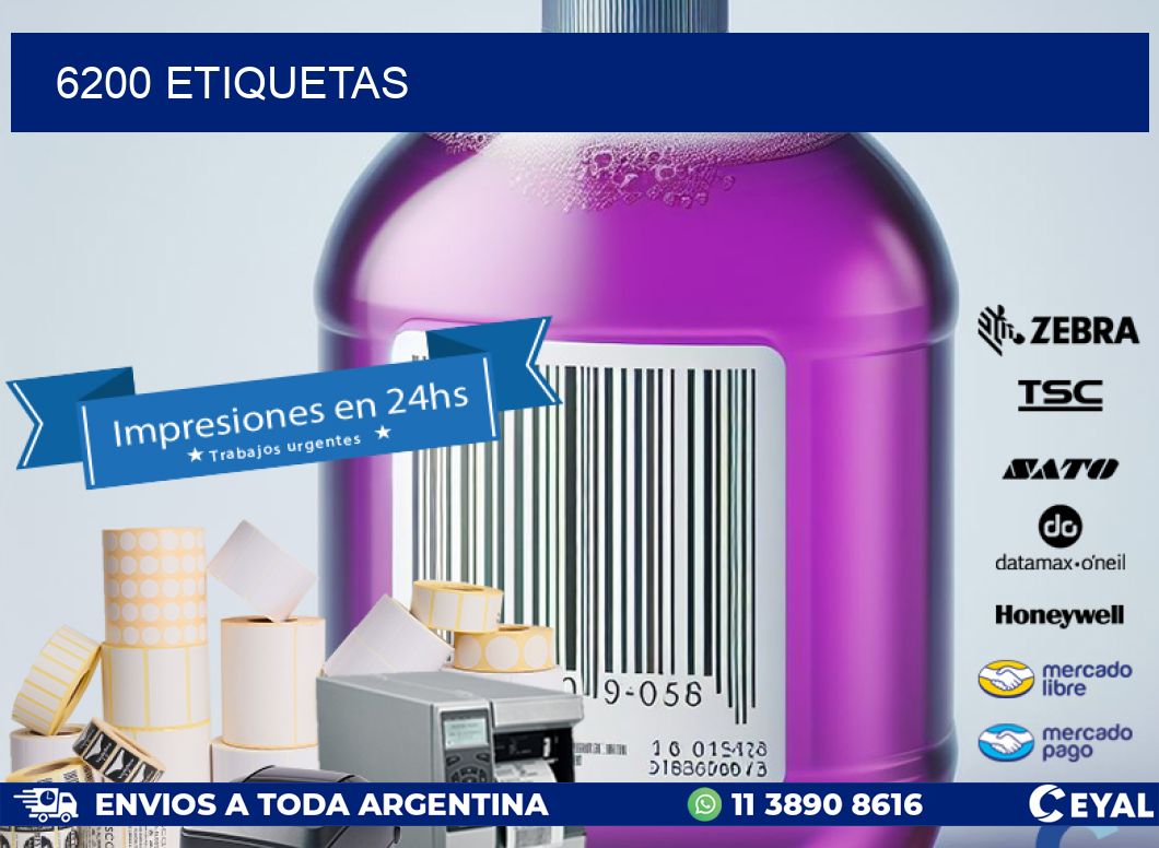 6200 ETIQUETAS