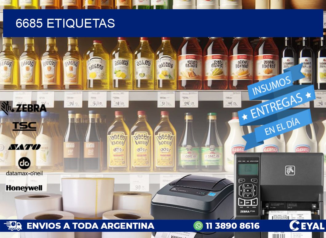 6685 ETIQUETAS