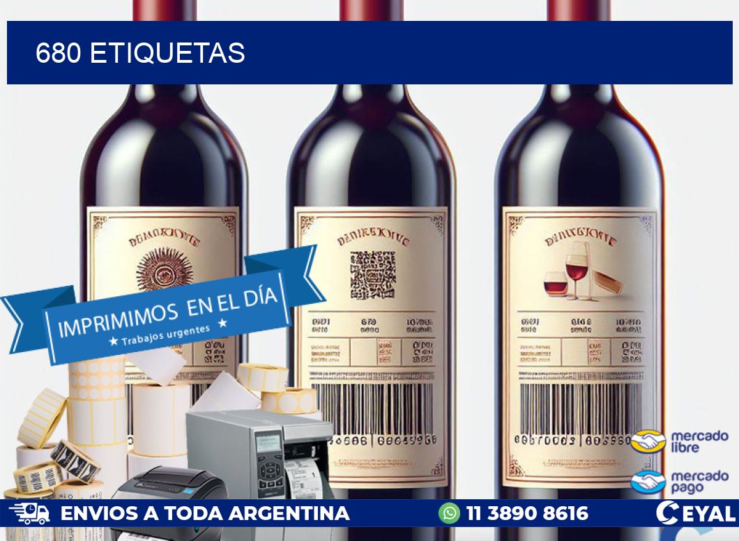 680 ETIQUETAS