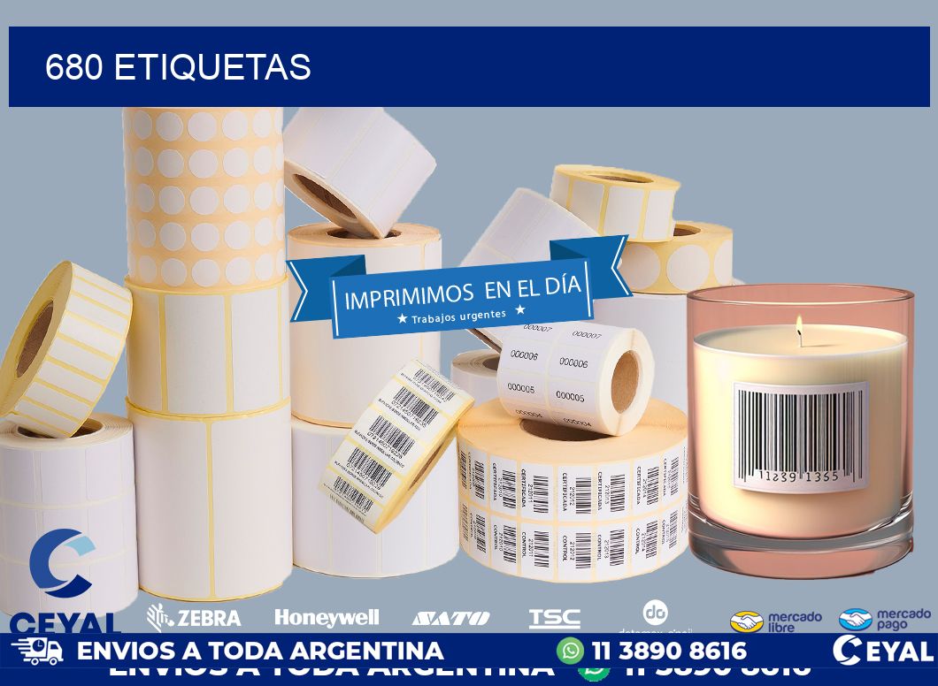 680 ETIQUETAS