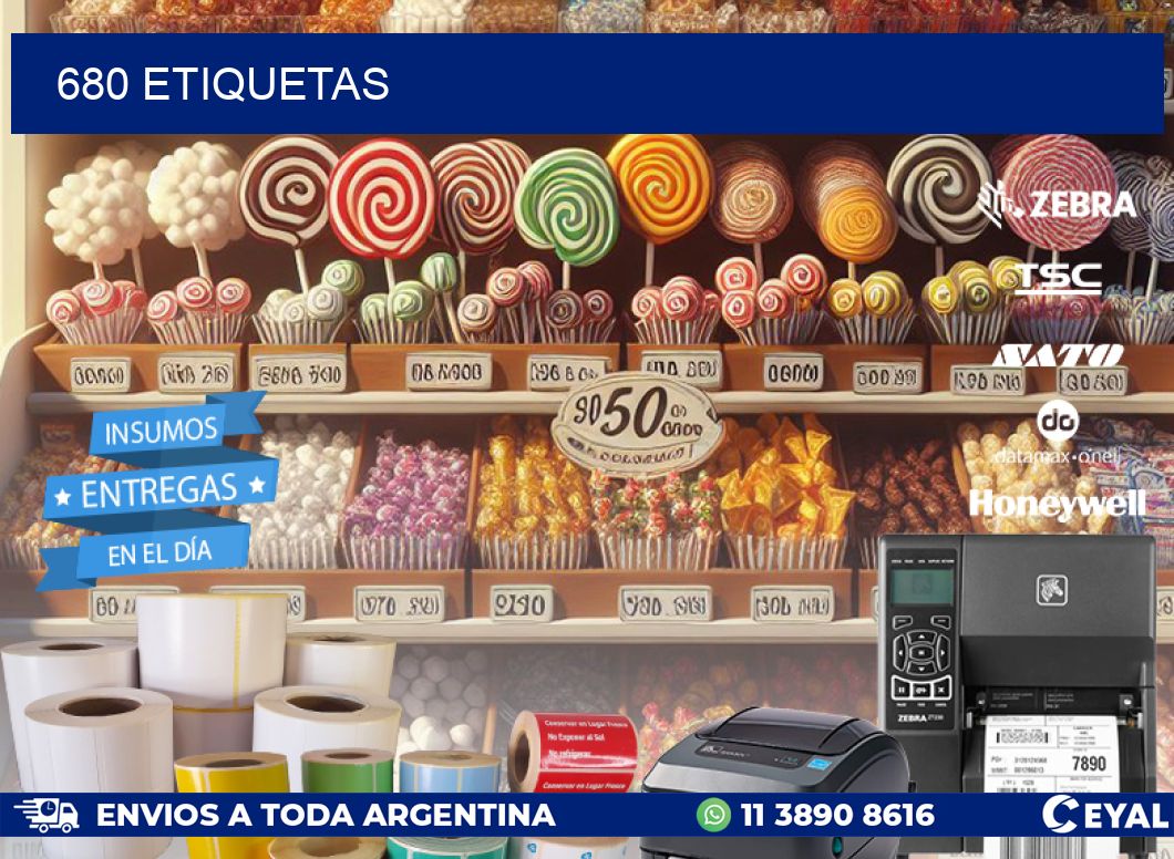 680 ETIQUETAS