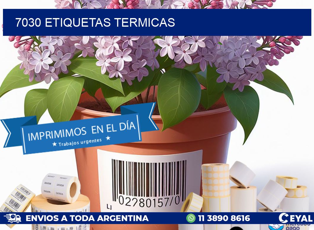 7030 ETIQUETAS TERMICAS