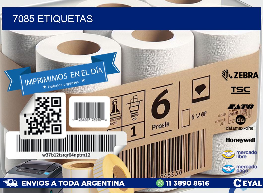 7085 ETIQUETAS