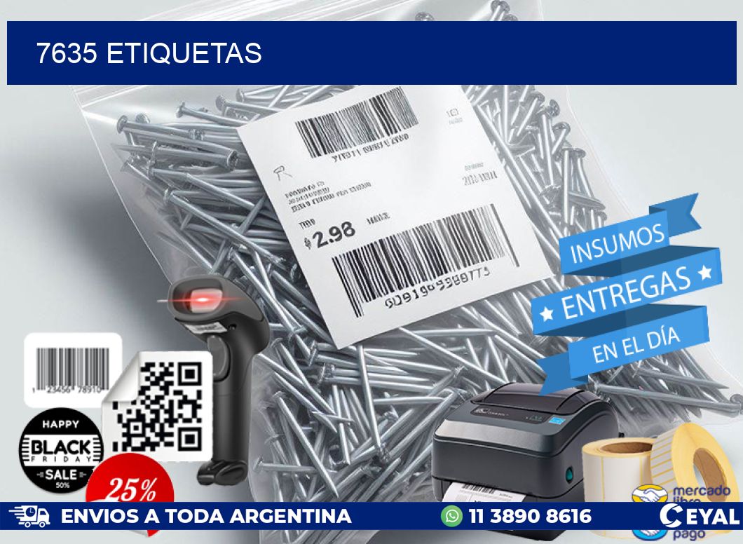 7635 ETIQUETAS